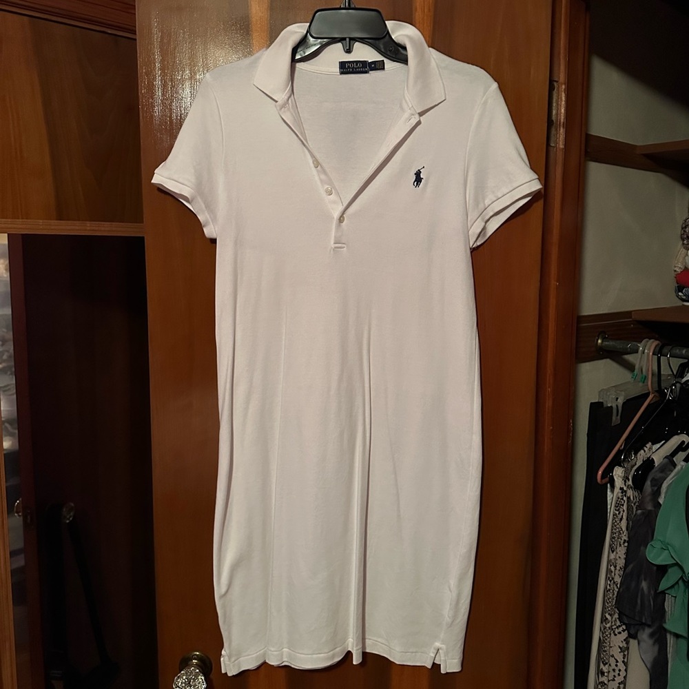 White Polo Dress